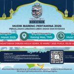 Mudik Gratis Pertamina 2025 kembali hadir! Siapkan 5000 kursi untuk 23 kota tujuan. Daftar mulai 10 Maret 2025 di mudikpertamina2025.com