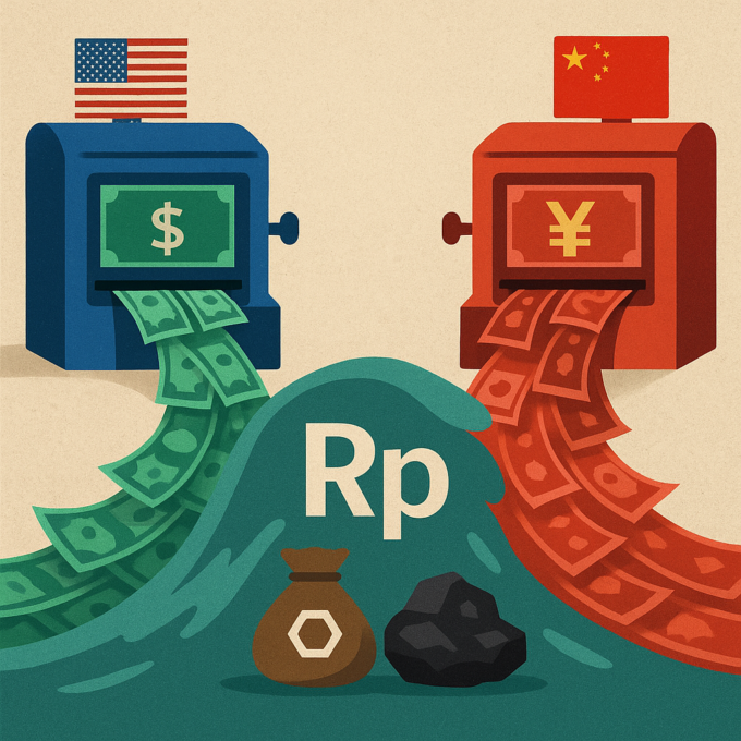 Bedah perbedaan printing money The Fed dan PBoC, mekanismenya, risiko, hingga efeknya ke rupiah dan harga komoditas Indonesia