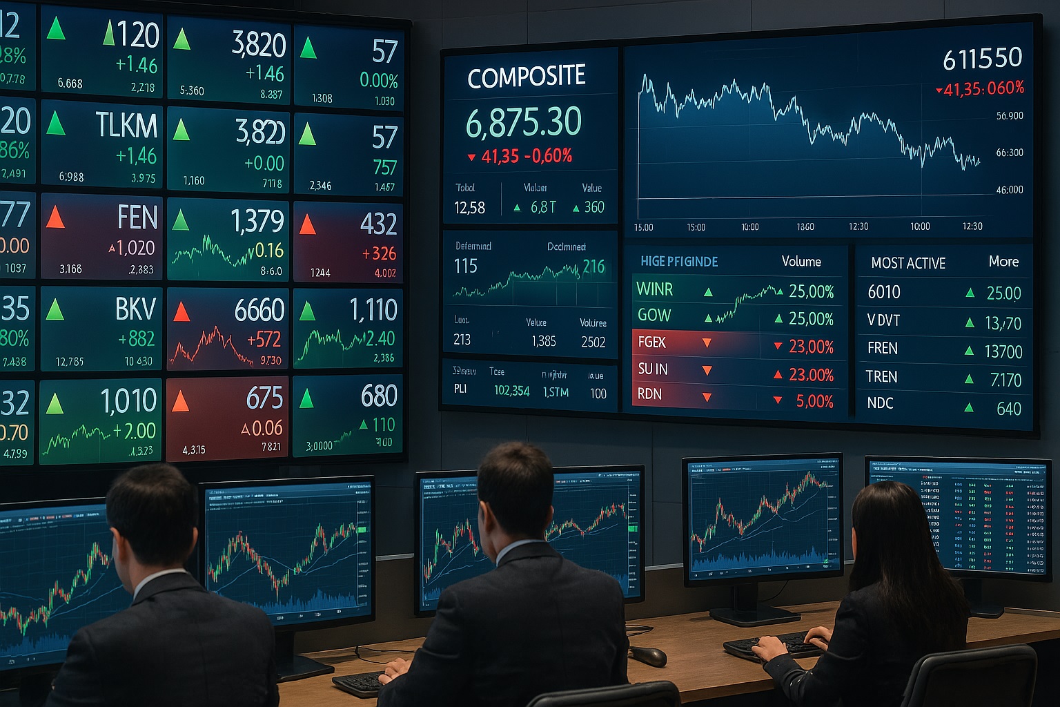 IHSG Melemah ke 7.166, Saham Energi Moncer Sementara BBRI Jadi Saham Paling Dilepas Asing