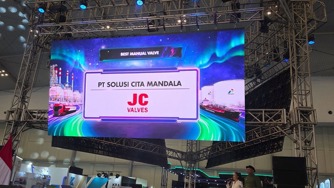 PT SCM meraih penghargaan The Best Manual Valve di PINDEX 2026, ajang infrastruktur energi Pertamina yang dihadiri 3.800 pengunjung.