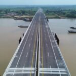 Jembatan Musi V yang menjadi bagian dari ruas tol Palembang-Betung. - Dok. HK -